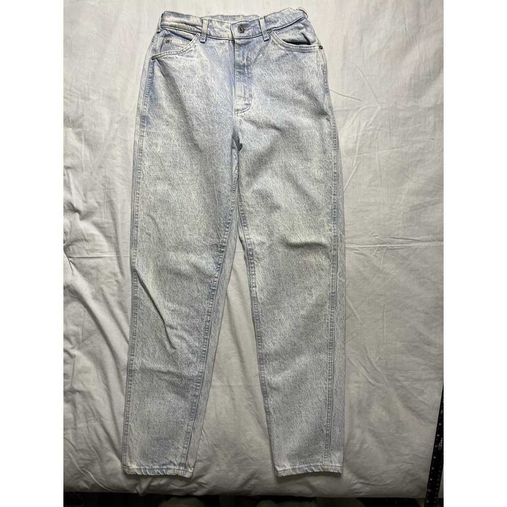 Vintage Lee Denim Jeans Women's Size 10 Medium Blue Tapered Stonewashed